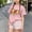 Pink, variant on LvhaoGJOB Little Kids Girls T-Shirt and Shorts Outfit Set, Beige - large Beige bow graphic, notebook print with pink bow