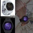 thumbnail image 6 of findtime Step Counter Fitness Tracker Watches for Men, Men's Digital Sports Watch IP68 Waterproof with Pedometer Calorie Dual Time Countdown Stopwatch, Tactical Military Outdoor Survival Hiking, 6 of 7