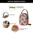 thumbnail image 4 of joogoo Women Heart Shaped Pizzas Chain Crossbody Bags Shoulder Handbag Phone Purse, 4 of 5