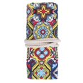 thumbnail image 1 of Rideau de Stylo Fait Main Méditerranéen Lavable Sac de Rangement pour Dessin Croquis, 1 of 5