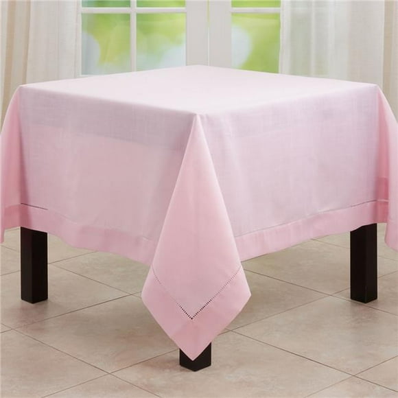 Saro Lifestyle 6320.P72S Nappe à Bords Ajourés de 72 Po&44; Rose