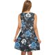 thumbnail image 5 of Vestido Casual de las Mujeres sin Mangas en Gradiente Cuello de Tripulación, Vestido Ligero de Primavera Y Verano de Poliéster, 5 of 5