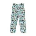 thumbnail image 2 of Vsdgher Cartoon Pirate Print Mens Pajama Pants Sleep & Lounge Pants, PJ Bottoms With elastic waistb and Pockets, 2 of 5
