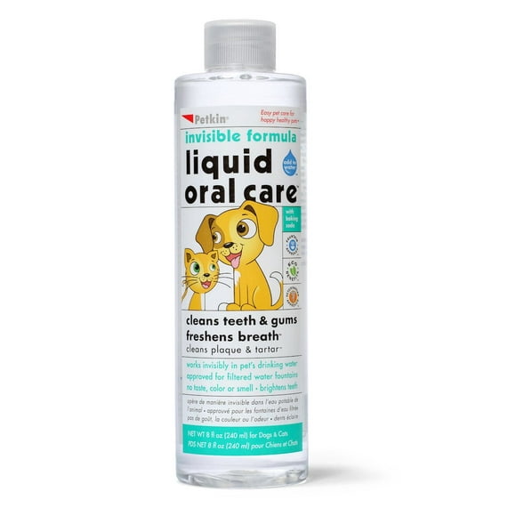 Soin oral liquide Petkin pour animaux de compagnie