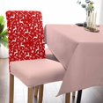 thumbnail image 2 of Chair Covers for Dining Room Set of 6,Christmas Santa Claus Elk Stretch Seat Protector Removable Washable Chairs Slipcovers for Kitchen Banquet Wedding Hotel,Red Black Buffalo Plaid, 2 of 6