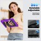 thumbnail image 5 of Funda para Samsung Galaxy Tab S10 Plus 12.4 pulgadas 2024/S9 FE Plus/S9 Plus 2023, funda protectora resistente a prueba de golpes con protector de pantalla, soporte giratorio de 360°, correa de mano, 5 of 9