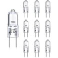 thumbnail image 1 of 10x G6.35 12V 50W Dimmable Halogen Bulbs 2700K Warm White for Chandelier Desk EU, 1 of 3