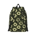 thumbnail image 2 of Honeii Sunflowers Print Canvas College Laptop Backpack, Durable Rucksack Travel Notebook Bag School Backpack Book Bag for Men Women-Medium, 2 of 7