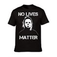 thumbnail image 1 of Halloween Michael Myers, 1 piece, 100% cotton T-shirt, life does not matter, high-quality breathable material, soft and skin friendly, Casual Sporty Tee, Summer Gifts, 1 of 6