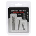 thumbnail image 3 of Twist Drill Bit Set HSS High Speed Steel Mini Drill Straight Shank Rotary Tool 1Set (10pcs or 25pcs), 3 of 8