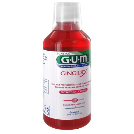 GUM Gingidex Short Term Treatment Mouthwash 300ml (Best Treatment For Swollen Gums)