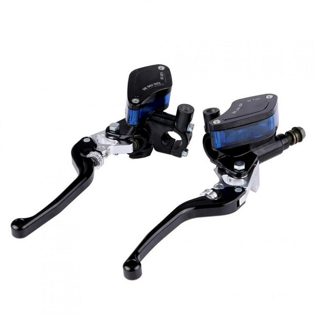 LAFGUR Universal Motorcycle Hydraulic Brake Clutch Master Cylinder Reservoir Levers Set