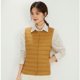 thumbnail image 1 of Terciopelo Mujer Cuello Redondo Cuello En V Ligero Jardín Correas Forro Abajo Chaqueta Chaleco Chaleco Tallas Grandes, 1 of 6