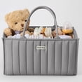 thumbnail image 1 of Cesta para pañales Blissful Diary, regalo para baby shower, gris, 1 of 7
