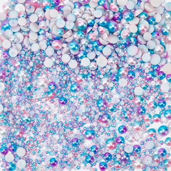 86g 14Styles Flatback Pearls and Flatback Rhinestones Acrylic Rhinestones Gemstones Acrylic Pearl Beads Glass Rhinestone Cabochons