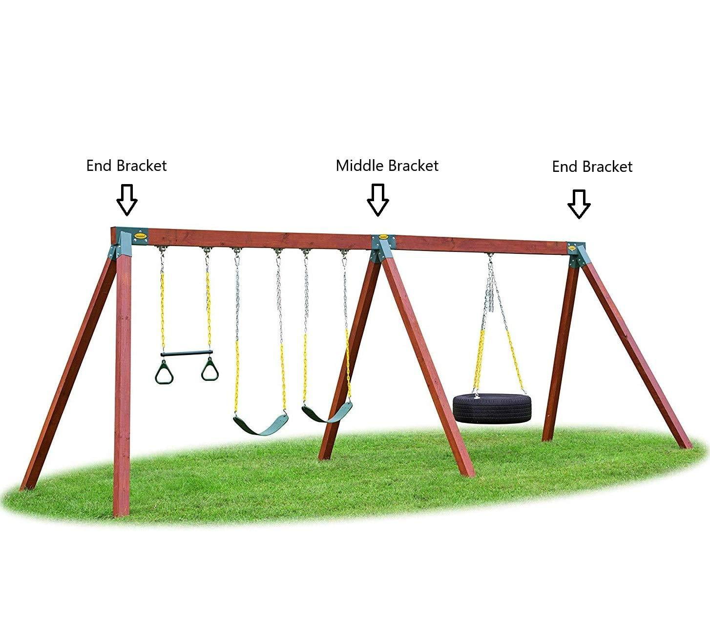 Eastern Jungle Gym Easy 1-2-3 A-Frame Swing Set for sale online