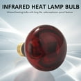 thumbnail image 3 of 2024 TOP! 100W 2 Pack Infrared Heat Lamp Bulb Red Light Bulbs for Pet Lizards Bearded Snakes & Amphibians 220V, 3 of 4