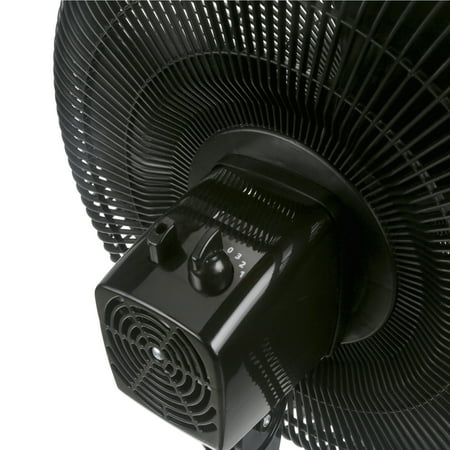 Lasko 16 Oscillating Adjustable Pedestal Fan with 3-Speeds, S16500, Black