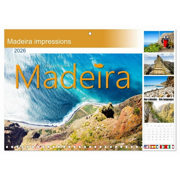 Madeira impressions (Monthly Wall Calendar 2026 16.5 x 23.4 (open)), CALVENDO 14 Month Calendar