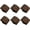Butterfly Type, variant on Gamvdout Furniture Knobs 6Pcs Single Hole Wooden Handles Wardrobe Cabinet Door Handles Children'S Room Cabinet Door Handles Drawer Handles T Type