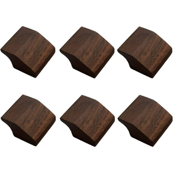 Gamvdout Furniture Knobs 6Pcs Single Hole Wooden Handles Wardrobe Cabinet Door Handles Children'S Room Cabinet Door Handles Drawer Handles T Type