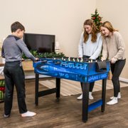 Sunnydaze 2-Player 10-in-1 Multi-Game Table, Game Time Blue