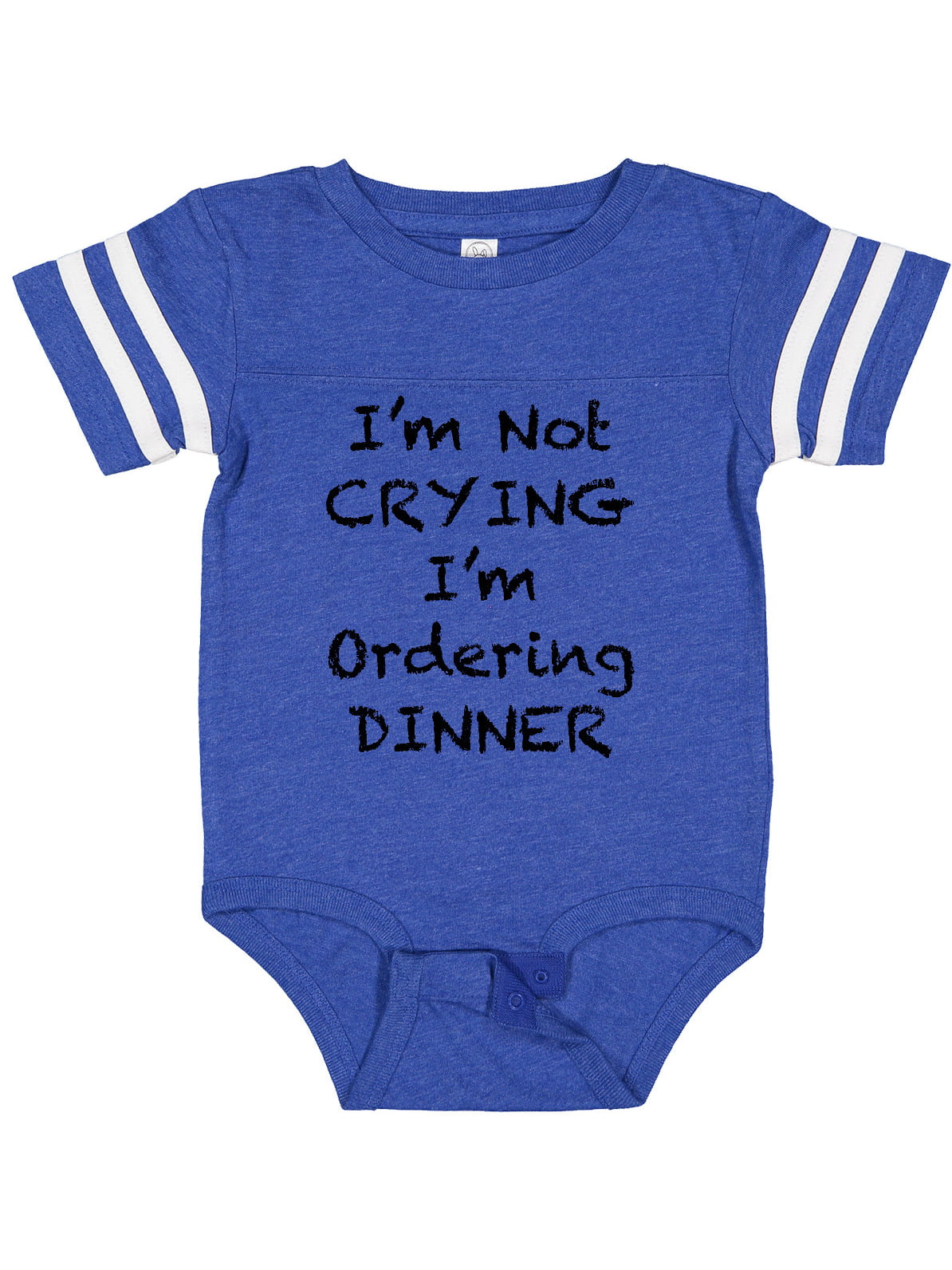 Im Not Crying Im Ordering Dinner Funny Gift Newborn Romper Bodysuit For Babies 