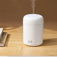thumbnail image 3 of Kamon 300ml Portable Mist Humidifier, USB Super Quiet with Colorful LED Night Light for Car Office Baby Home Travel, Auto Shut-Off (White), 3 of 7