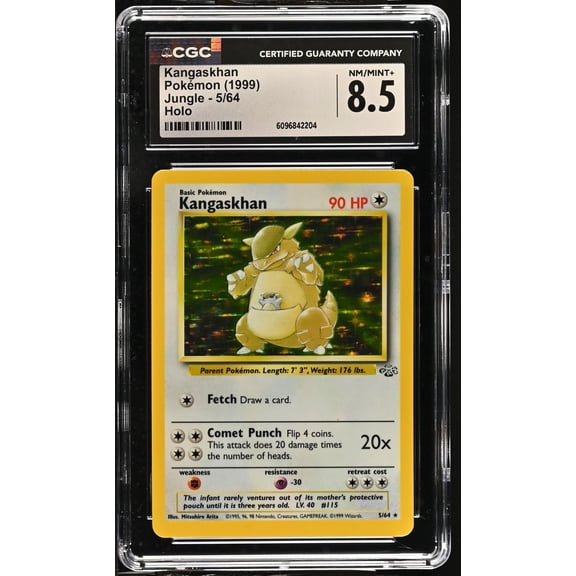 1999 Pokémon Jungle Kangaskhan #5/64 Holo CGC 8.5