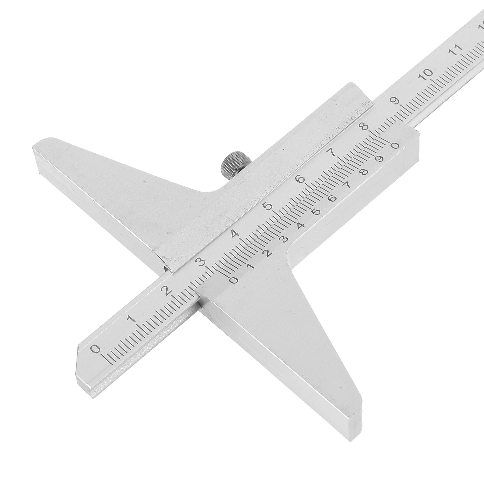 DEEPCRAFF Plated Depth Caliper Precision Measuring Tool with Clear Display for Accurate Depth Measurement