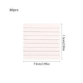 thumbnail image 3 of HSQJHJF 80pcs Office Stationery Stickys Notes Colorful Studented Small Stickys Notebook Can Be Torns Creatives Cute Stickys Notes, 3 of 6