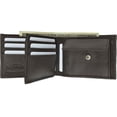 thumbnail image 2 of Marshal Center Flap Genuine Lambskin Soft Leather ID card Credit Card Bifold Wallet, 2 of 5