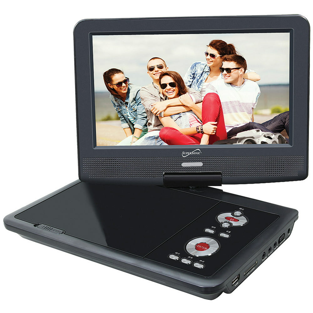 9 Inch Portable Dvd Tv Player W Hybrid Digital Tuner Usb And Sd Card