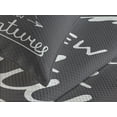 thumbnail image 4 of Ambesonne Adventure Quilted Bedspread Set 3 Pcs, Words and Mountains, Queen Size, Charcoal Grey and White, 4 of 5