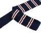 thumbnail image 3 of Accesorios de lana tejida plana Hugo para hombre rayas azul, 3 of 6