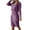 Purple, variant on ICHUANYI Women's Trendy 2 Piece Skirts Outfits Long Sleeve Knit Pullover Sweater Dresses Set Fall Winter Clothing