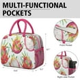 thumbnail image 6 of Lunch Bag Lunch Box for Women Reusable Insulated Lunch Bags,Water-Resistant Dragonfruit Cooler Lunch Tote Bag, Large Capacity for Work Travel Picnic, 6 of 6