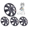 thumbnail image 1 of 4 Tapones Polveras Llanta Rin 15 Optimus Negro Matte Sr negro, 1 of 8