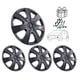 thumbnail image 1 of 4 Tapones Polveras Llanta Rin 15 Optimus Negro Matte Sr negro, 1 of 8