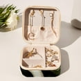 thumbnail image 6 of Swan Travel Portable Square Earring Organizer with Decorative Box – Travel Organizer, Necklace Holder – for Girls and Women, 6 of 6