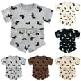 thumbnail image 3 of Halloween Pajamas For Boys Girls Set Summer Outfits Kids Shorts Sets 2 Piece Outfits Graphic Print T-Shirt Shorts Lounge Sets School Athletic Christmas Valentines Birthday Graduation Gifts 2-14Y, 3 of 3