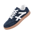 thumbnail image 2 of Casual Sneakers for Women Lightweight Lace Up Tennis Shoes | Non-slip Lace Up Fashion Sneaker, Round Toe Retro Walking Shoes, 2026 Trendy Comfortable Trainers, 41, 2 of 8