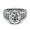 thumbnail image 2 of Vintage Filigree Design Round Cut Moissanite Engagement Ring, 2 of 4
