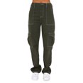 thumbnail image 4 of SAYOO Women’s Casual Straight Jeans Fashion Solid Color Side Pockets Patch High Waist Denim Pants, 4 of 9