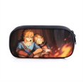 thumbnail image 1 of Bolsas de lápices Zelda de una sola capa de poliéster con estampado de lágrimas del Reino, papelería, suministros escolares, estuche de lápices bonito para estudiantes hola suerte unisex, 1 of 2