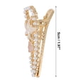 thumbnail image 4 of Unique Bargains 1 Pc Hair Clip Starfish Hair Clips Gold Tone Beige, 4 of 5