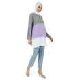 thumbnail image 3 of Gray - Lilac - Crew neck - Tunic - Refka, 3 of 5