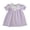 Purple, variant on Girls Long Sleeve Cotton Dress Casual Everyday School Dress Toddler