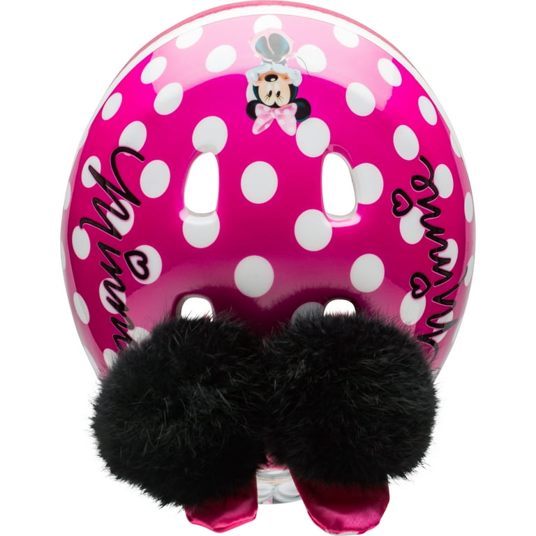 Minnie mouse bike helmet with ears hotsell