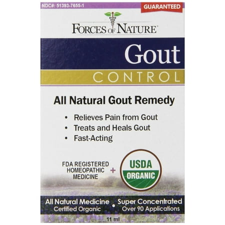 Forces Of Nature Gout Control, 11 ml (Best Natural Remedy For Gout)